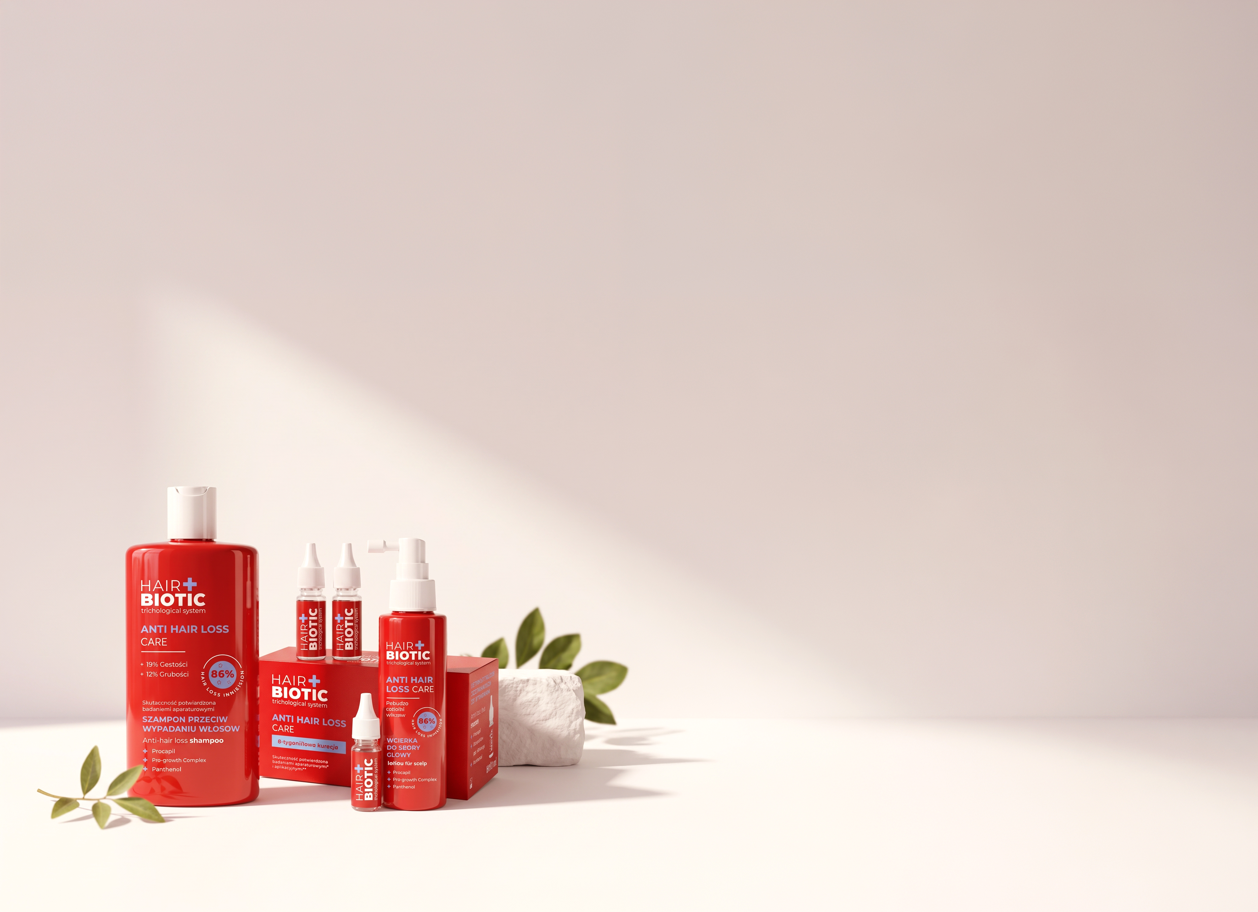 HairBiotic шампоан, серум и ампули
